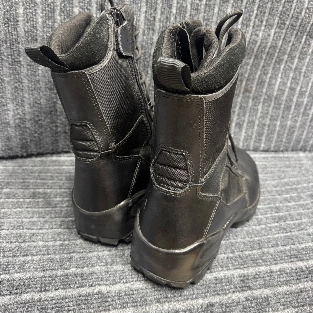 5.11 Tactical ATAC 2.0 8 Inch Boots 11.5 Black Excellent Side Zip Duty 12391